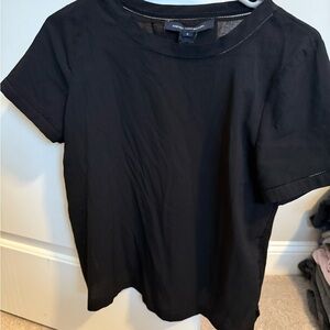 French connection Black Crew Neck blouse